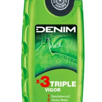 Denim musk żel pod prysznic x3 triple vigor 250 ml