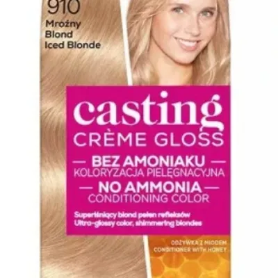 L'oreal paris casting creme gloss farba do włosów 910 cukierkowy blond
