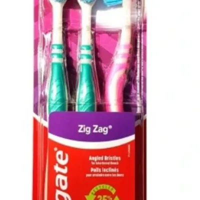 Colgate szczoteczka zig zag 3-pack średnia