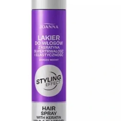 Joanna styling effect lakier do włosów bardzo mocny z keratyną 250 ml