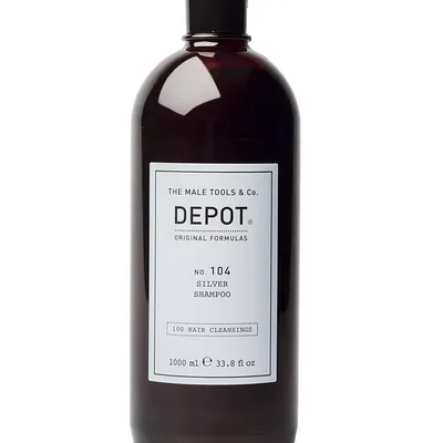 Depot no.104 silver szampon do włosów siwych, białych lub rozjaśnianych 1000 ml