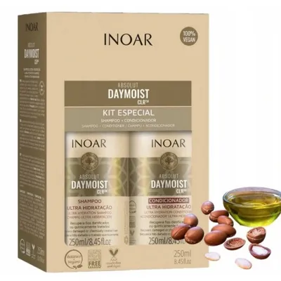 Inoar duo daymoist szampon 250 ml + odżywka 250 ml