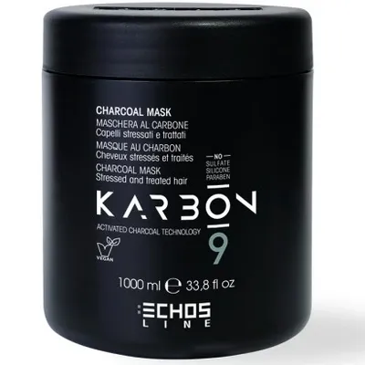 Echosline karbon 9 charcoal maska 1000 ml