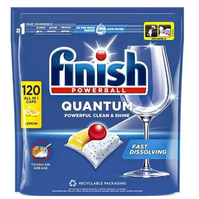 Finish powerball quantum allin1 lemon kapsułki do zmywarki 120 szt