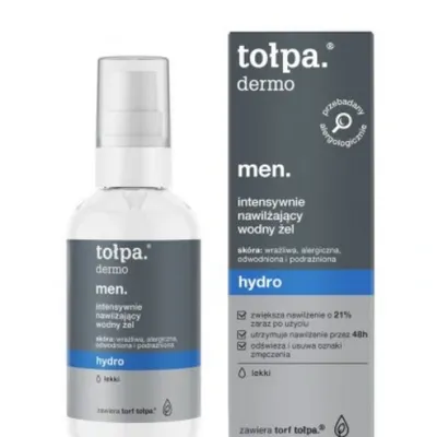 Tołpa dermo men hydro żel wodny nawilżający do twarzy dla mężczyzn 75 ml