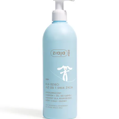 Ziaja med hipoalergiczny szampon + żel do kąpieli 400 ml