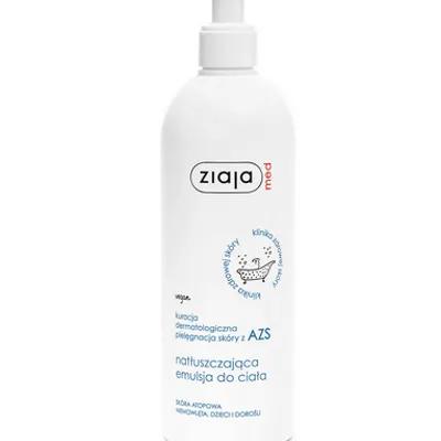 Ziaja med kuracja dermatologiczna pielęgnacja skóry z azs natłuszczająca emulsja do ciała 400 ml
