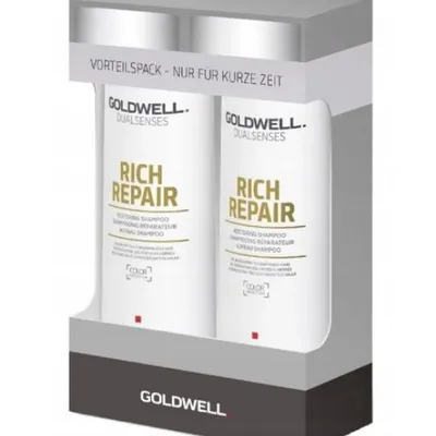 Goldwell dls duo rich repair szampon 2x250ml