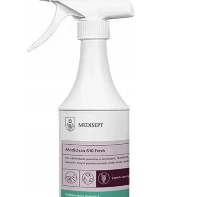 Odświeżacz powietrza z rozpylaczem zapach czarnych winogron - 500 ml mediclean mc 610 MEDISEPT