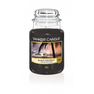 Yankee candle black coconut słoik duży 623g