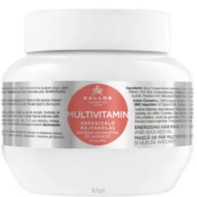 Kallos multivitamin energising mask 275 ml