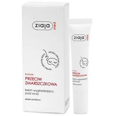 Ziaja med kuracja przeciwzmarszczkowa krem wygładzający pod oczy 15 ml