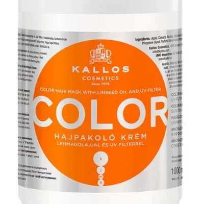 Kallos color linseed oil uv filter mask 1000 ml