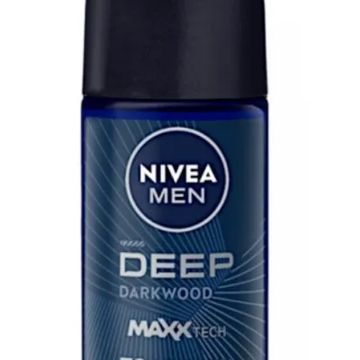 Nivea antyperspirant roll-on men deep black carbon daark wood 50 ml