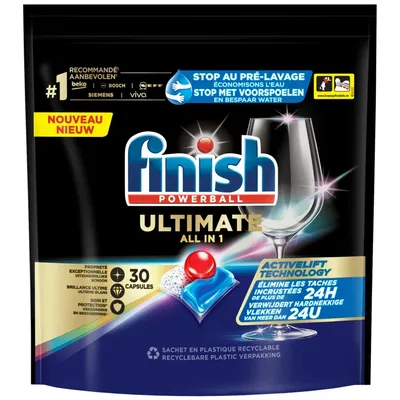 Finish kapsułki do zmywarki powerball ultimate all in one lemon 30 szt