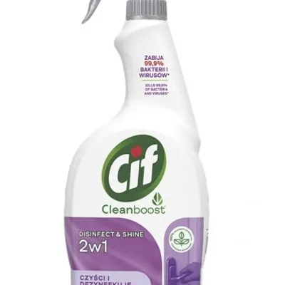 Cif disinfect & shine flower breez spray uniwersalny czyszcząco-dezynfekujący 750 ml