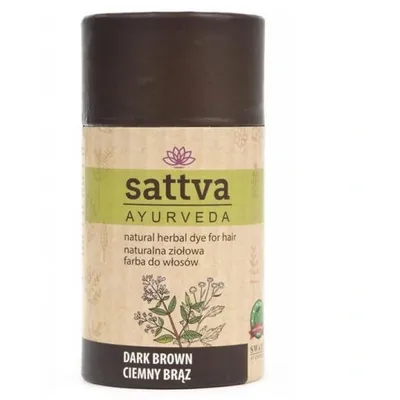 Sattva henna do włosów ciemny brąz 150 g