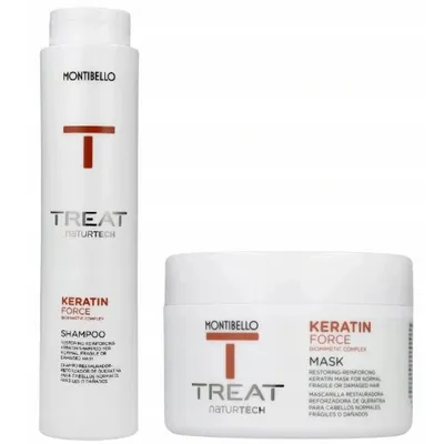 Montibello naturtech keratin force szampon 300ml+ maska 200ml
