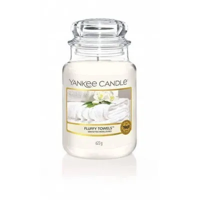 Yankee candle fluffy towels słoik duży 623g