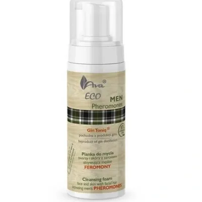 Ava eco men pheromones pianka do mycia twarzy i skóry z zarostem aktywująca męskie feromony 150 ml