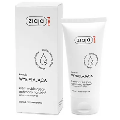 Ziaja med kuracja wybielająca krem wybielający ochronny na dzień ochrona średnia spf 20 50 ml