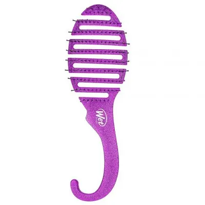 Wet brush shower detangler glitter purple