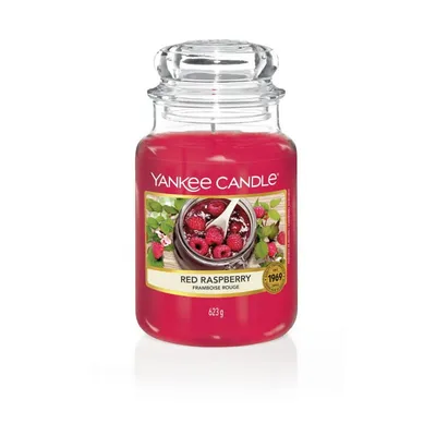 Yankee candle red raspberry słoik duży 623g