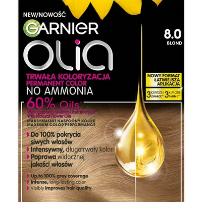 Garnier olia farba do włosów 8.0 blond
