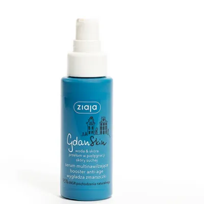 Ziaja gdanskin serum multinawilżające booster anti-age wygładza zmarszczki 50 ml
