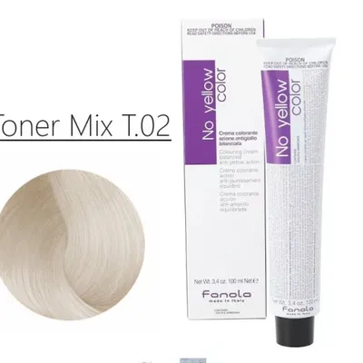 Fanola no yellow ice toner mix t.02 100 ml