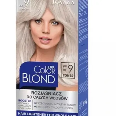 Joanna ultra color blond rozjaśniacz do całych włosów do 9 tonów