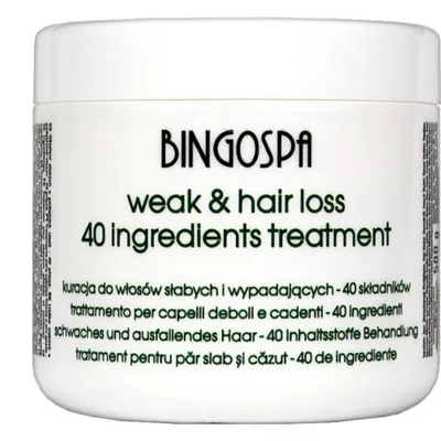 Bingospa kuracja spa do włosów 40 składników 500g