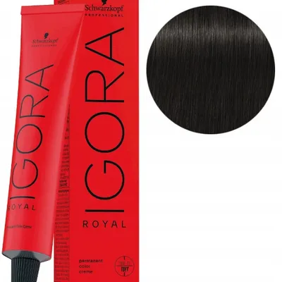 Schwarzkopf farba igora royal 60ml 1-0 czarny naturalny