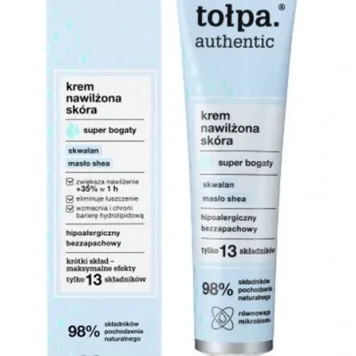 Tołpa authentic krem nawilżona skóra 40 ml