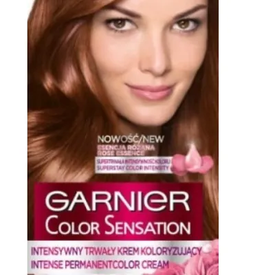 Garnier color sensation farba do włosów 6.35 szykowny jasny kasztan