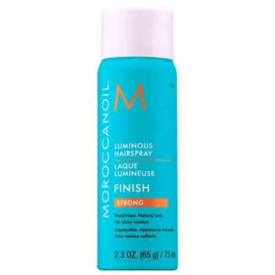 Moroccanoil luminous strong | mocno utrwalający spray nabłyszczający do włosów 75ml