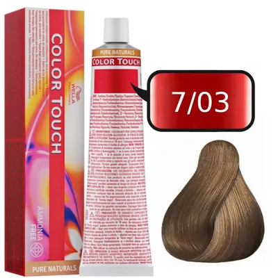 Wella color touch farba 60 ml 7/03