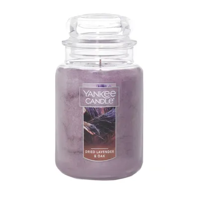 Yankee candle large jar dried lavender & oak 623g