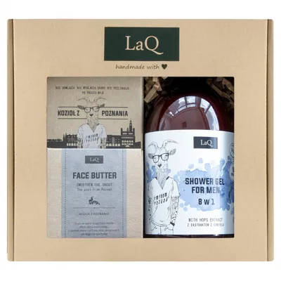 Laq.zestaw kozioł: żel 500ml + masło/tw+kostka&