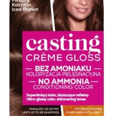 L'oreal paris casting creme gloss farba do włosów 415 mroźny kasztan