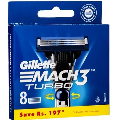 Gillette m3 turbo 8 szt
