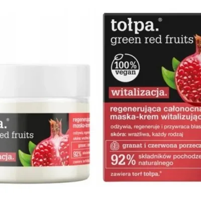 Tołpa geen red fruits regenerująca całonocna witalizująca maska 50 ml