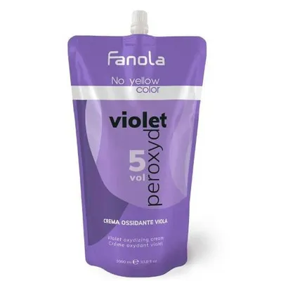 Fanola no yellow violet oxy krem 5vol1,5% 1000 ml
