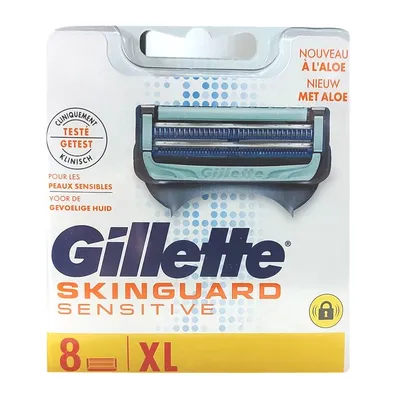 Gillette skinguard sensitive wkład do maszynki do skóry wrażliwej 8 szt.