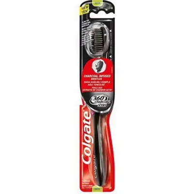 Colgate szczoteczka do zębów 360° charcoal black