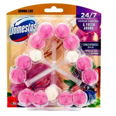 Domestos kostka wc aroma lux hibiscus oil 3x55 g