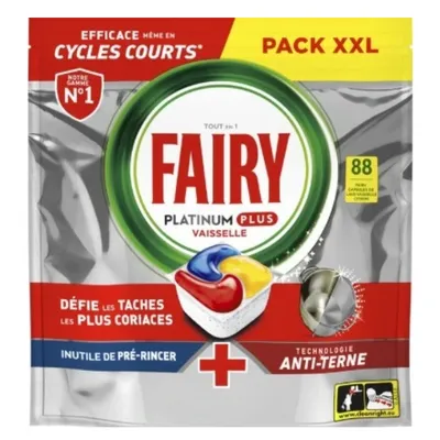 Fairy platinum plus lemon all in one kapsułki do zmywarki 88 szt
