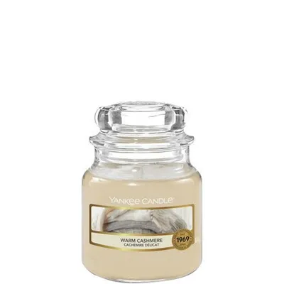 Yankee candle small jar warm cashmere 104g
