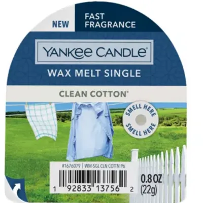 Yankee candle clean cotton wosk 22g