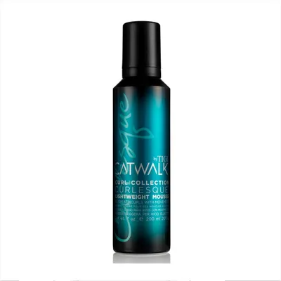 Tigi catwalk curlesque lightweight mousse 200ml lekka pianka do włosów kręconych i trudnych do ujarzmienia